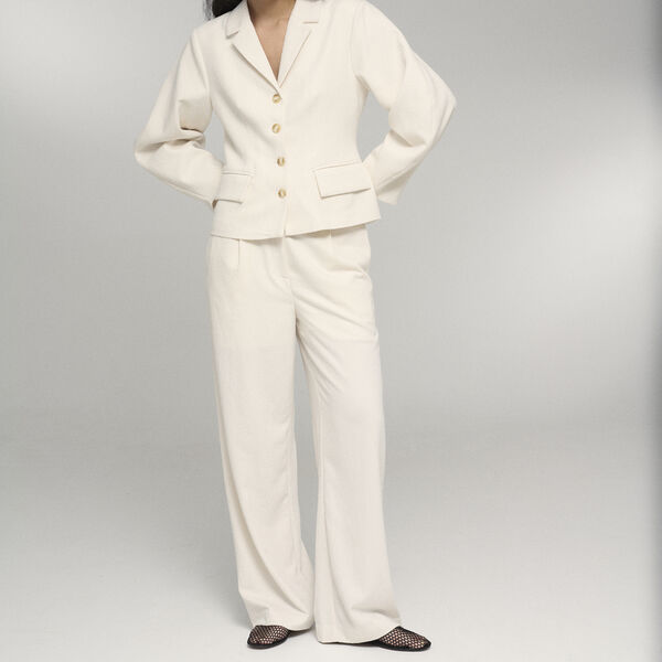 KBUmbro trousers, seedpearl, Karen by Simonsen