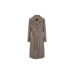 Cashmere Coat W Clareta Belt Midi, mink beige, SAND Copenhagen