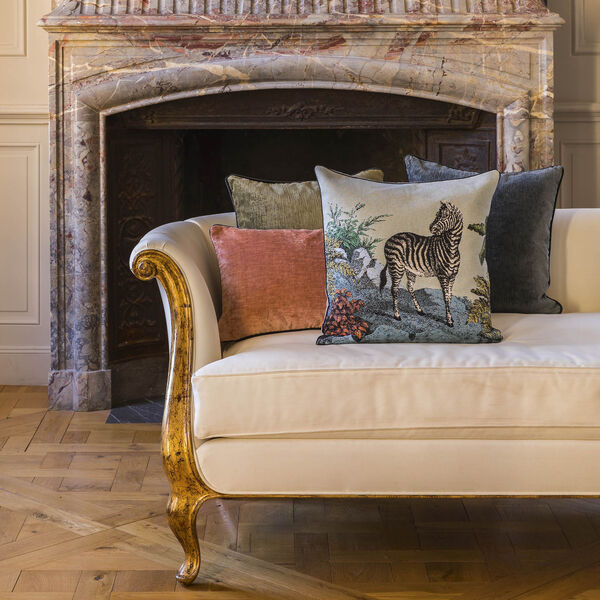 Gracieux Cushion Cover, celadon, Yves Delorme