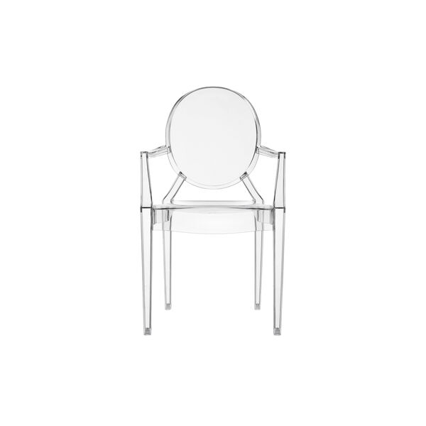 LOULOU GHOST KIDS stol, crystal, Kartell