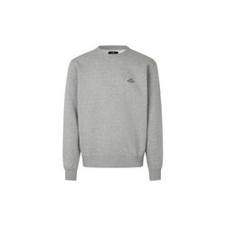 Standard Crew Logo Sweat, grey melange, Mads N&oslash;rgaard