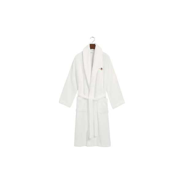 Unisex Archive Shield Terry badek&aring;pe, white, Gant