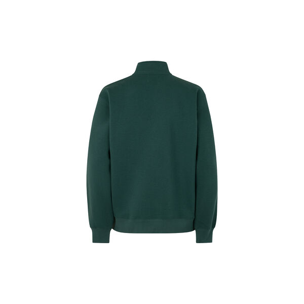 Standard Half Zip Logo Sweat, darkest spruce, Mads N&oslash;rgaard