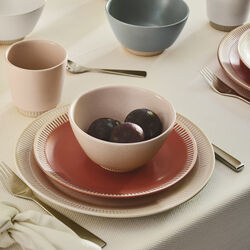 Colorit tallerken &Oslash; 22 cm, coral, Knabstrup Keramik