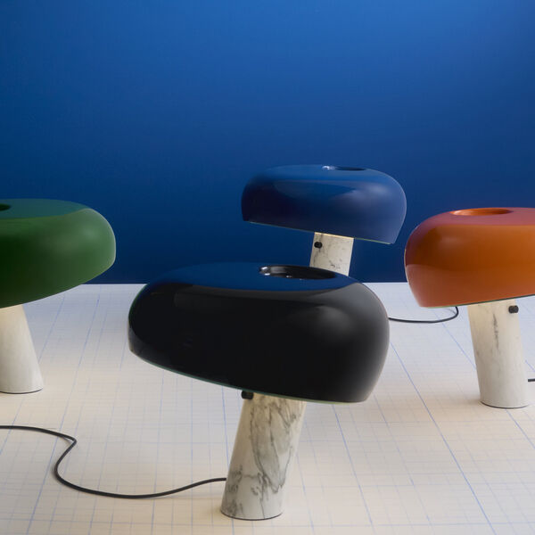 Snoopy bordlampe, orange, Flos