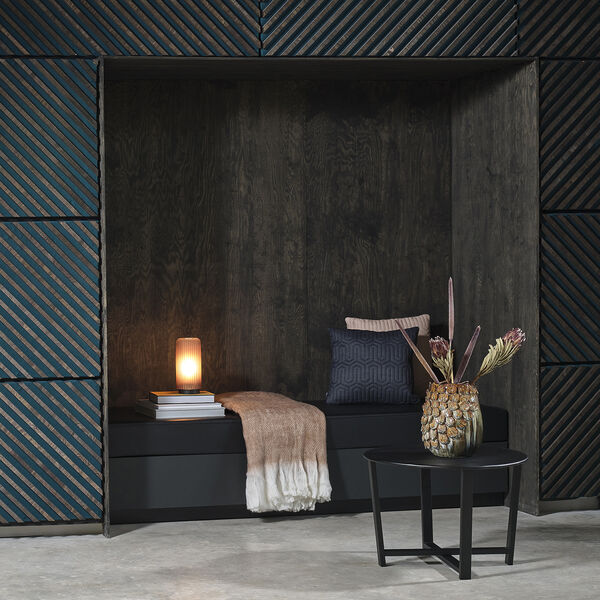 Aug vase/blomsterpotte, major brown, Villa Collection