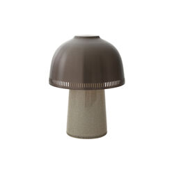 Raku SH8 transportabel bordlampe, beige grey/bronzed, &Tradition