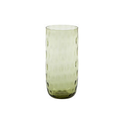 Danish Summer longdrink glass, olive green, Kodanska