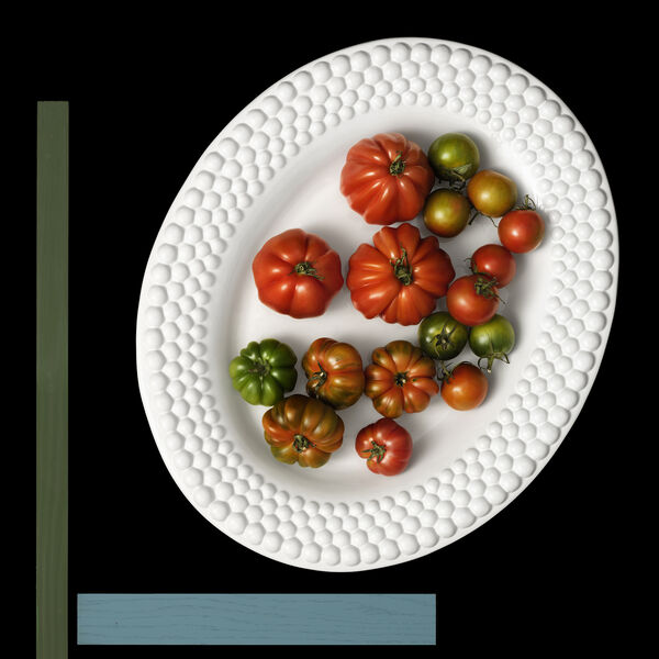 Bubbles fat 35x30 cm, white, Mateus