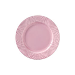 Rhombe Color lunsjtallerken &Oslash; 21 cm, rosa, Lyngby Porcel&aelig;n