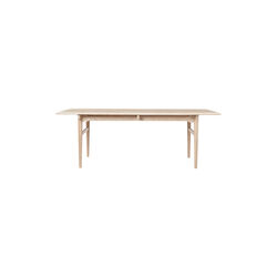 CH327 Dining Table, white oiled oak, Carl Hansen & S&oslash;n