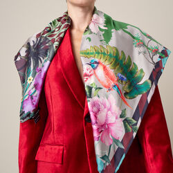 DECOUPAGE skjerf, flerfarget, Bella Ballou