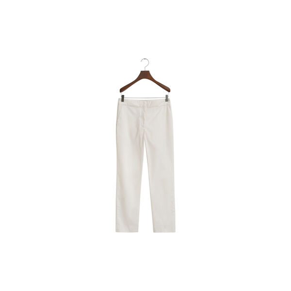 Slim Fit Cigarette Slacks, eggshell, Gant