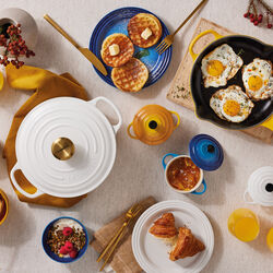 Signature rund gryte &Oslash; 24 cm, white, Le Creuset