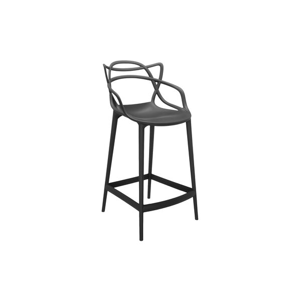 MASTERS skammel, black, Kartell