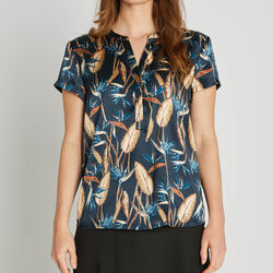 Blaine top, blue print, PBO