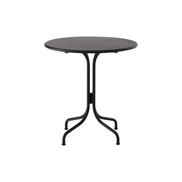 Thorvald SC96 Outdoor Caf&eacute; Table Round, warm black, &Tradition