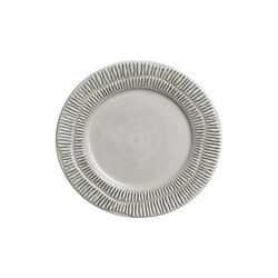 Stripes tallerken 20 cm, grey, Mateus
