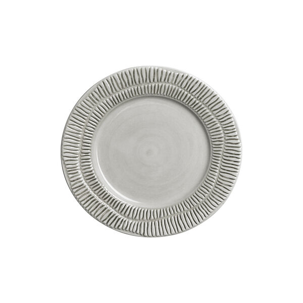 Stripes tallerken 20 cm, grey, Mateus