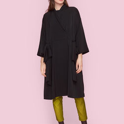 Sakura stretch k&aring;pe, svart, BITTE KAI RAND