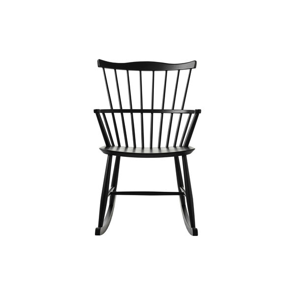 J52G gyngestol, sort, FDB M&oslash;bler