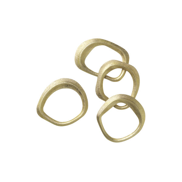 Flow&nbsp;serviettringer, brass, Ferm Living