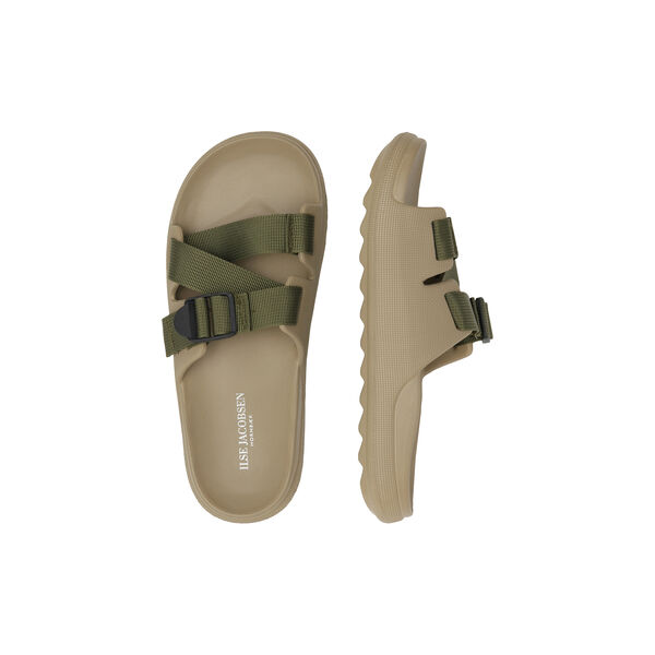 CHERIE1095 Sandal With Polyester Straps, incense, Ilse Jacobsen Hornb&aelig;k