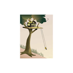 TREE HOUSE plakat, 50x70, ViSSEVASSE