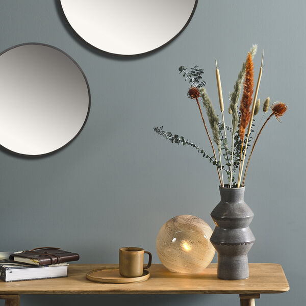 Rost vase, m&oslash;rkbl&aring;, Villa Collection