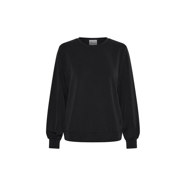 23 THE SWEAT BLOUSE, black, My Essential Wardrobe