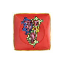 Versace Alphabet tallerken V, Rosenthal x Versace