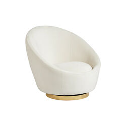 Ether Swivel stol, bergamo snow, Jonathan Adler