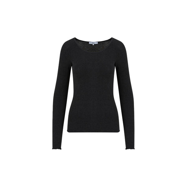 CC Heart Lana Wool Long Sleeve, black, Coster Copenhagen