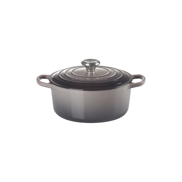 Signature rund gryte &Oslash; 24 cm, flint, Le Creuset