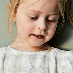 Bloom Mini Halskjede, eplegr&oslash;nn, Th. Marthinsen