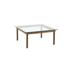 Kofi salongbord, valn&oslash;tt/klart glass, HAY