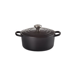 Signature rund gryte &Oslash; 24 cm, matte black, Le Creuset