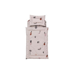 Fruiticana&nbsp;dukkesenget&oslash;y, dusty rose, Ferm Living Kids