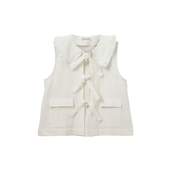 Annikasw Vest, snow white, Sofie Schnoor