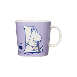 Moomin krus 40 cl Alfabet L, Moomin Arabia
