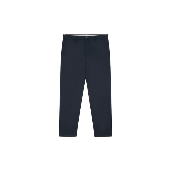 CHUCK regular canvas pants - GOTS/Vegan, total eclipse, KnowledgeCotton Apparel 