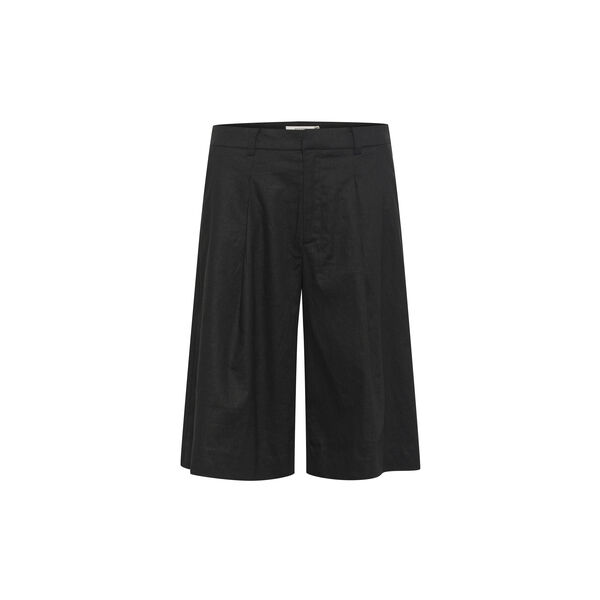 GZizza linen MW shorts, svart, Gestuz