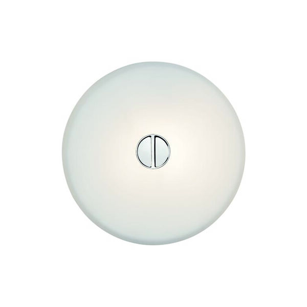 Mini Button vegglampe, glass, Flos