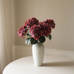 Hydrangea blomst, burgunder, Botan&eacute;