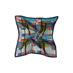 LINEWORK skjerf, lime/bl&aring;, Bella Ballou