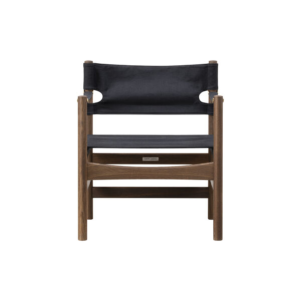 Canvas 21 Chair, oiled smoked oak/black canvas, Fredericia