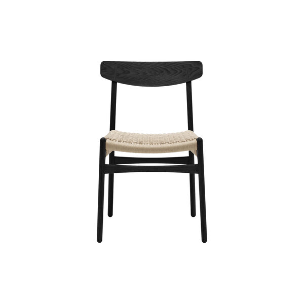 CH23 spisestol, sort/natur, Carl Hansen & S&oslash;n