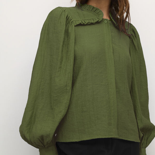 KayaKB Blouse, pesto, Karen by Simonsen