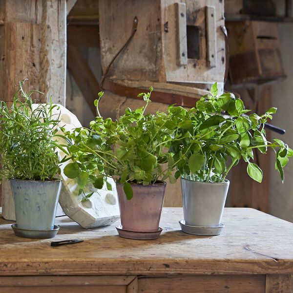 Knabstrup potte, white, Knabstrup Keramik