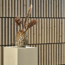 Aug vase/blomsterpotte, major brown, Villa Collection